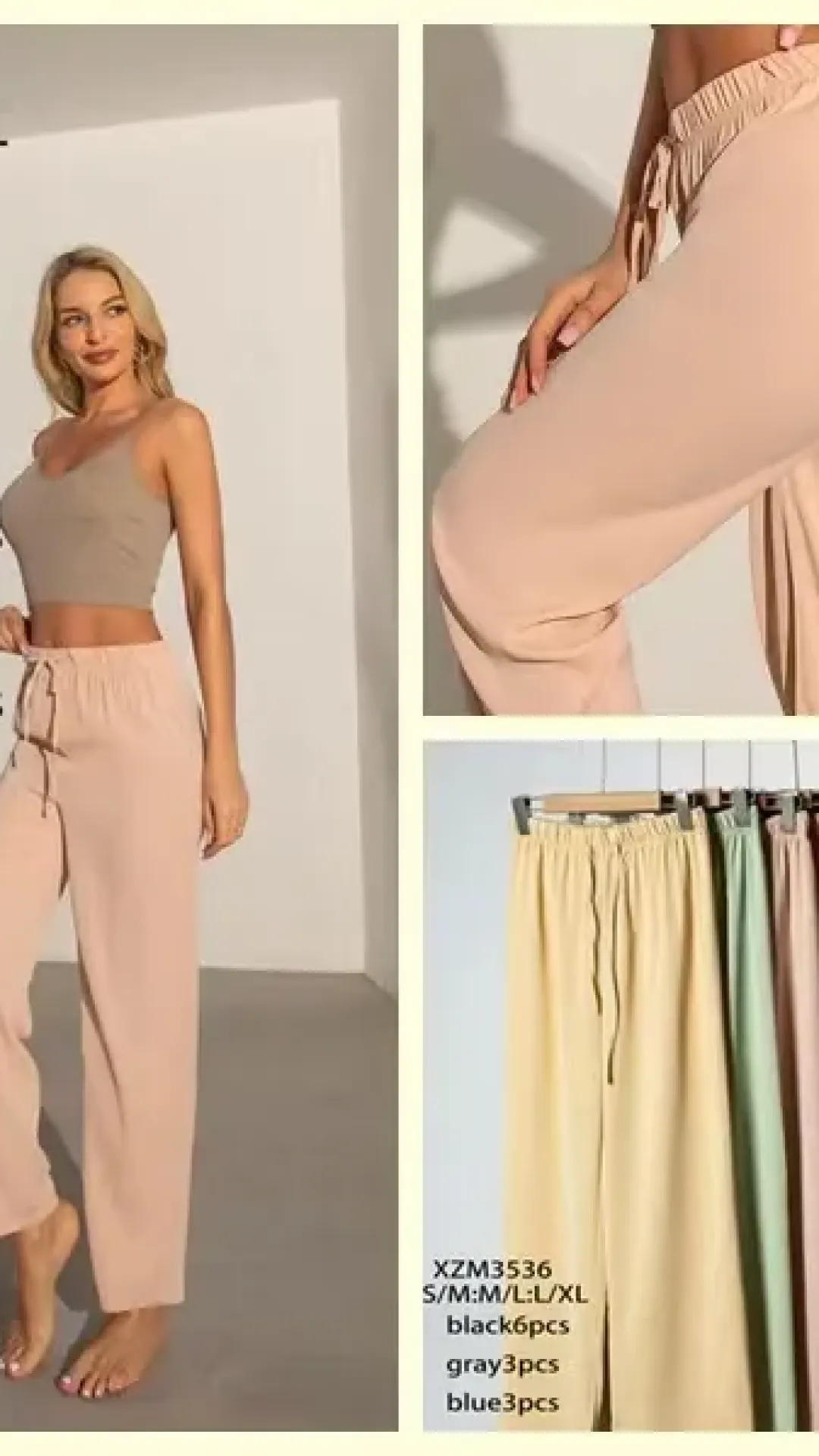 Pantalones Deporte Anchos