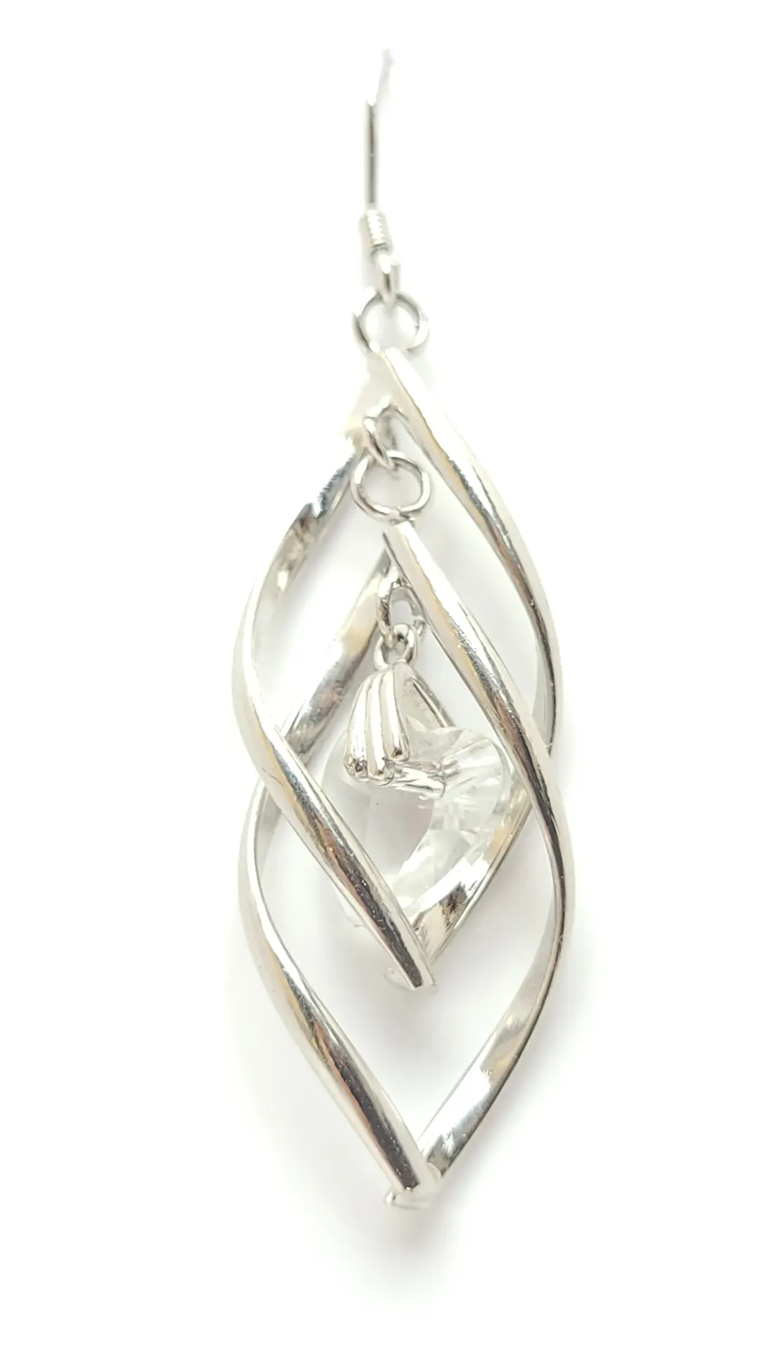 Anillo con zirconia cúbica con forma de corazón
